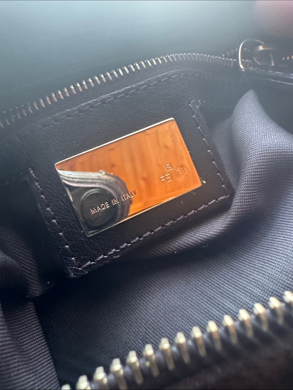 FENDI Brown Suede shoulder bag - Picture 12 of 15